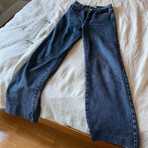 high waisted flare jeans